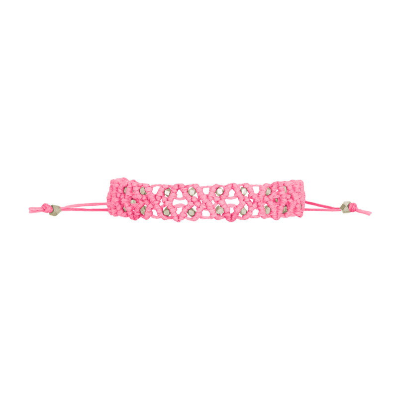 Caireen Friendship Bracelet | Poly Cord & Silver