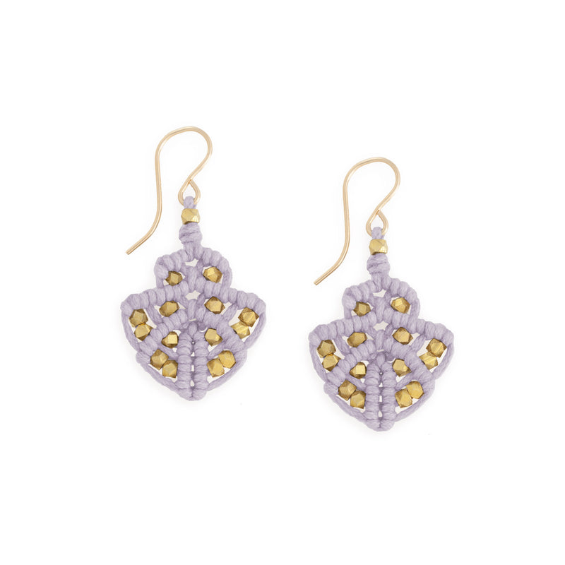 Mini Diana Drop Earrings | Lavender