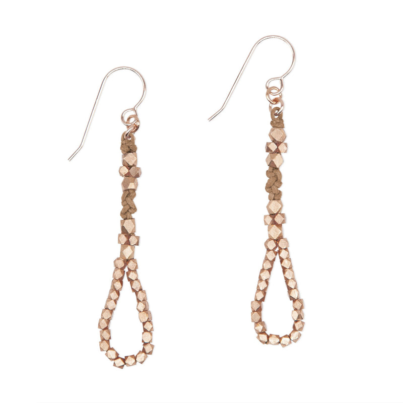 Miharu Ardra Handcrafted Beaded Drop Earrings For Women Online – Okhaistore