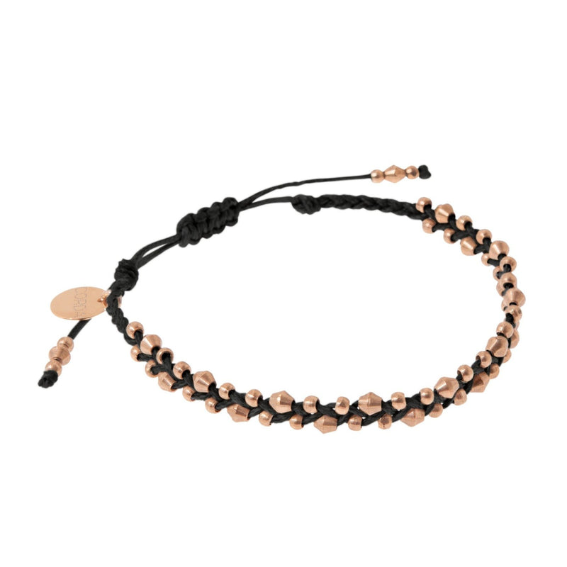 Rose Gold Stellina Friendship Bracelets | Neutral Colors