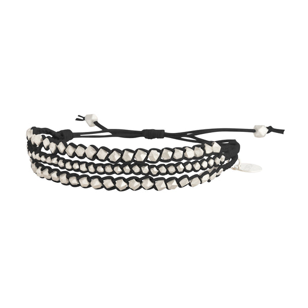 Aditi Beaded Bracelet | Black