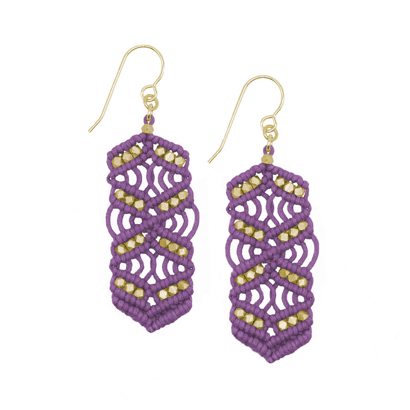 Caireen Drop Earrings | Orchid