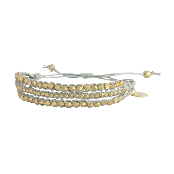 Aditi Beaded Bracelet | Grey
