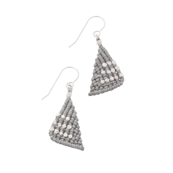 Swarovski buy Crystal Mesh Earrings • Statement Earrings • Swarovski Earrings • Lightweight Drop Triangle Earrings • Long White Earrings