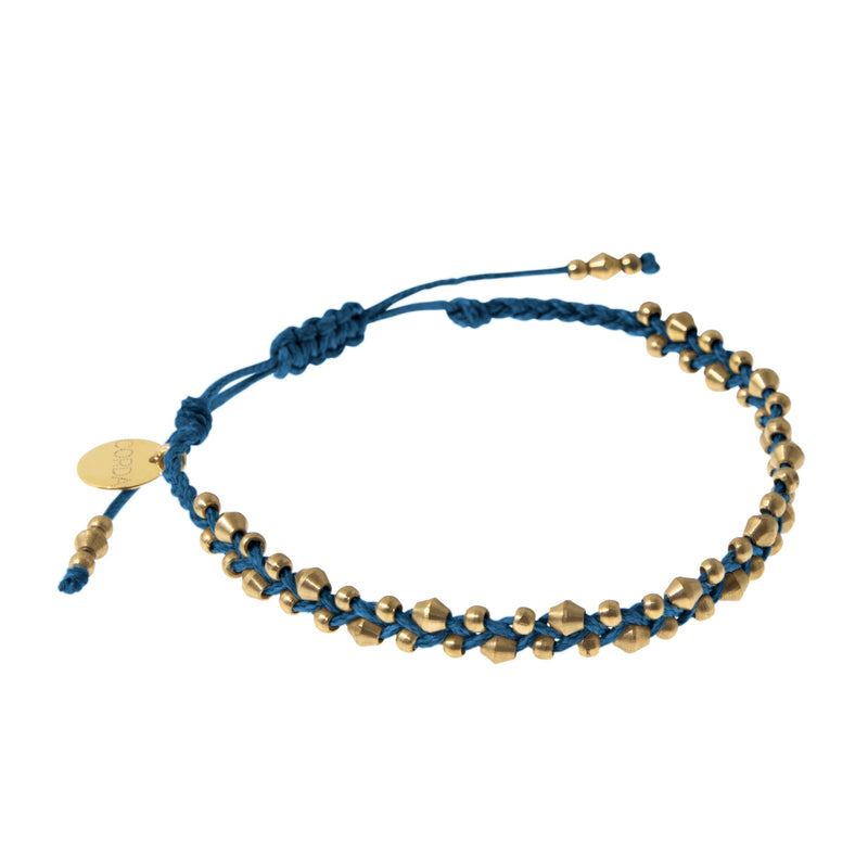 Brass Stellina Friendship Bracelet | Resort Colors