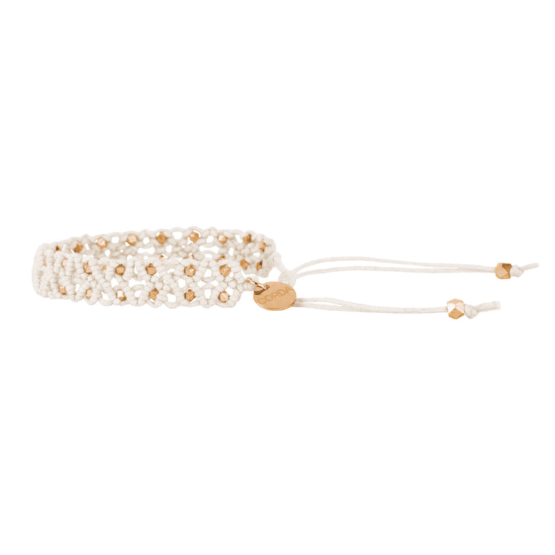 Caireen Friendship Bracelet | Cotton & Rose Gold