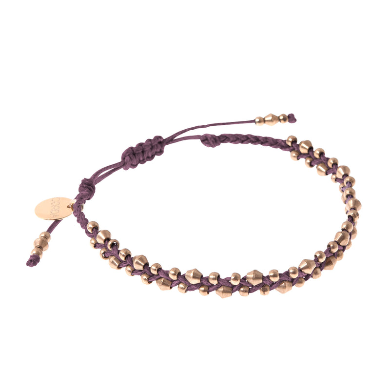 Rose Gold Stellina Friendship Bracelets | Warm Colors