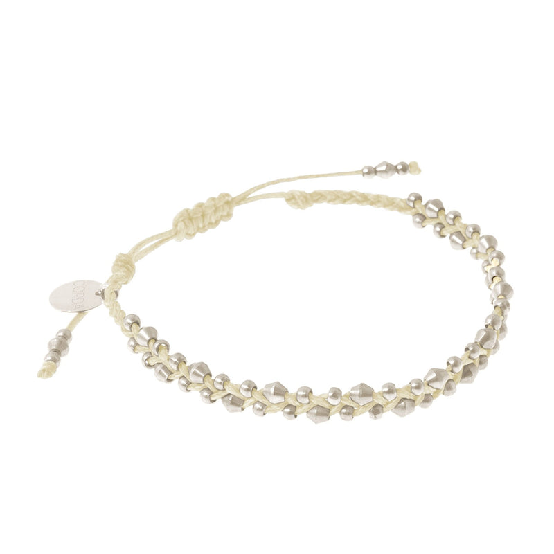 Silver Stellina Friendship Bracelets | Warm Colors