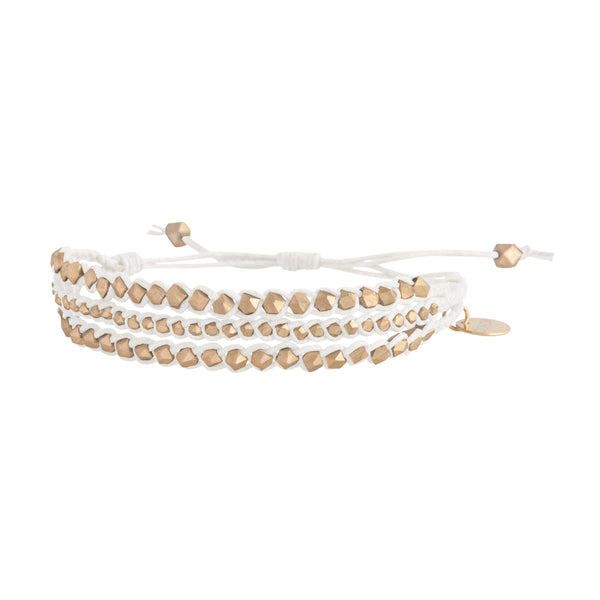 Aditi Beaded Bracelet | White