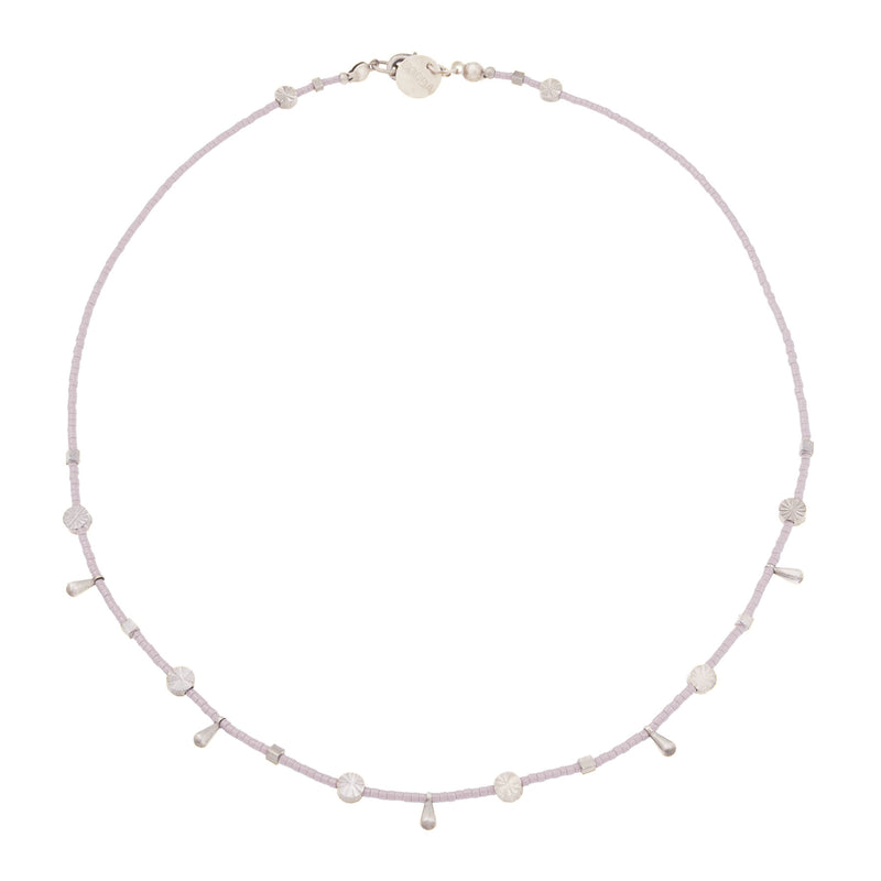 Saoirse Beaded Choker Necklace | Violet